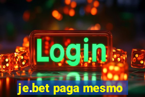 je.bet paga mesmo