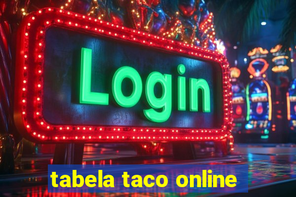 tabela taco online