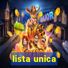 lista unica