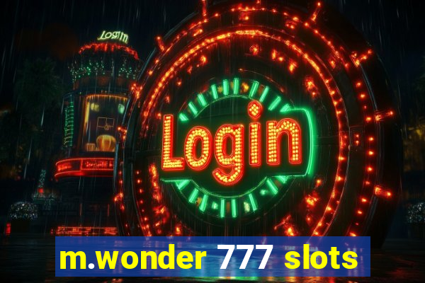 m.wonder 777 slots