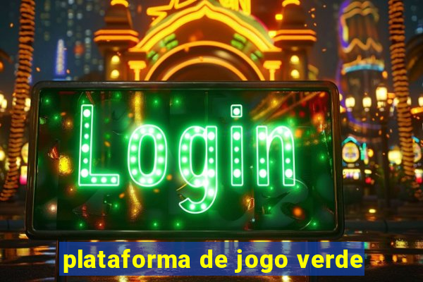 plataforma de jogo verde