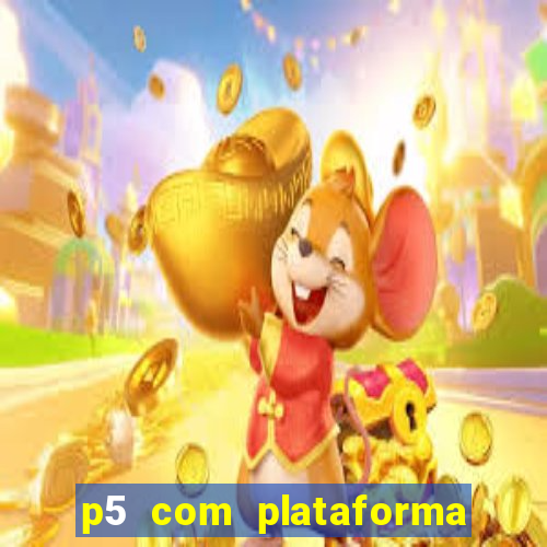 p5 com plataforma de jogos